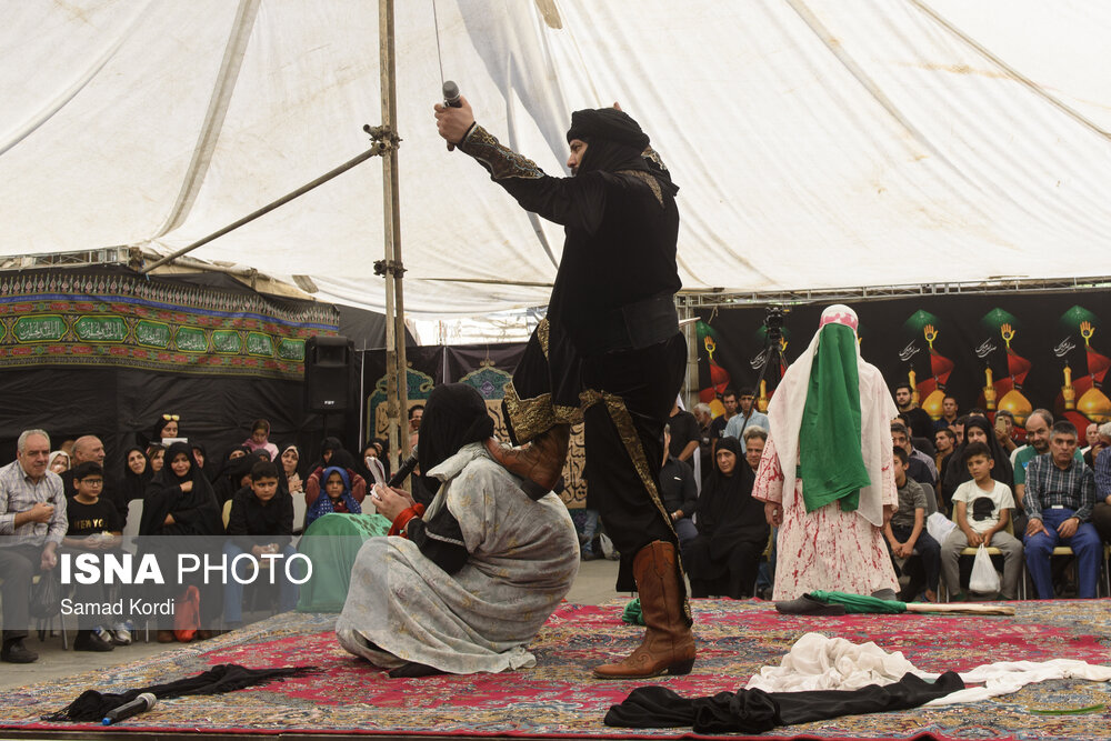 تعزیه متوکل عباسی در سبزه میدان بازار تهران