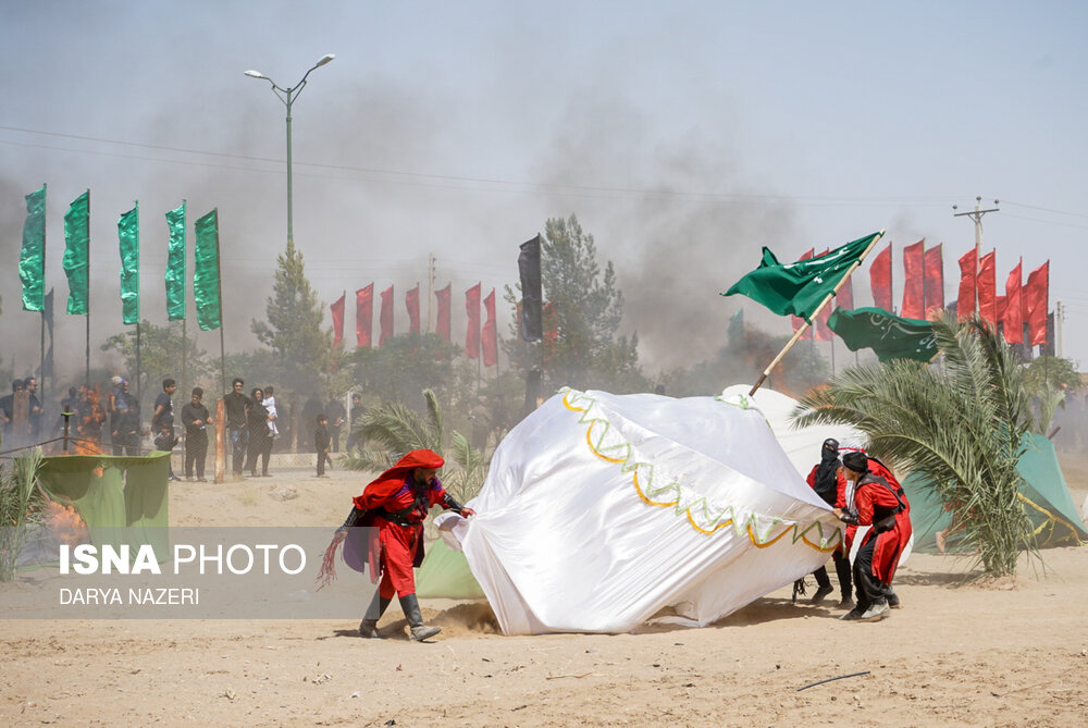 مراسم تعزيه روز عاشورا در آران و بيدگل