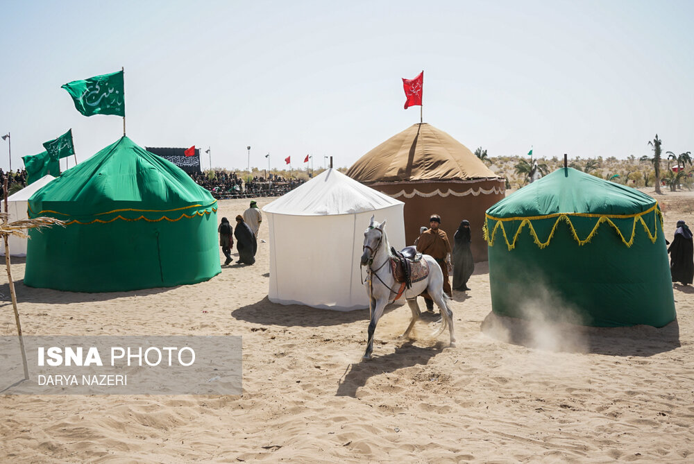 مراسم تعزيه روز عاشورا در آران و بيدگل