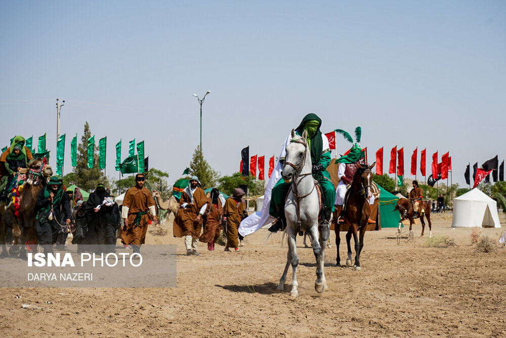 مراسم تعزيه روز عاشورا در آران و بيدگل