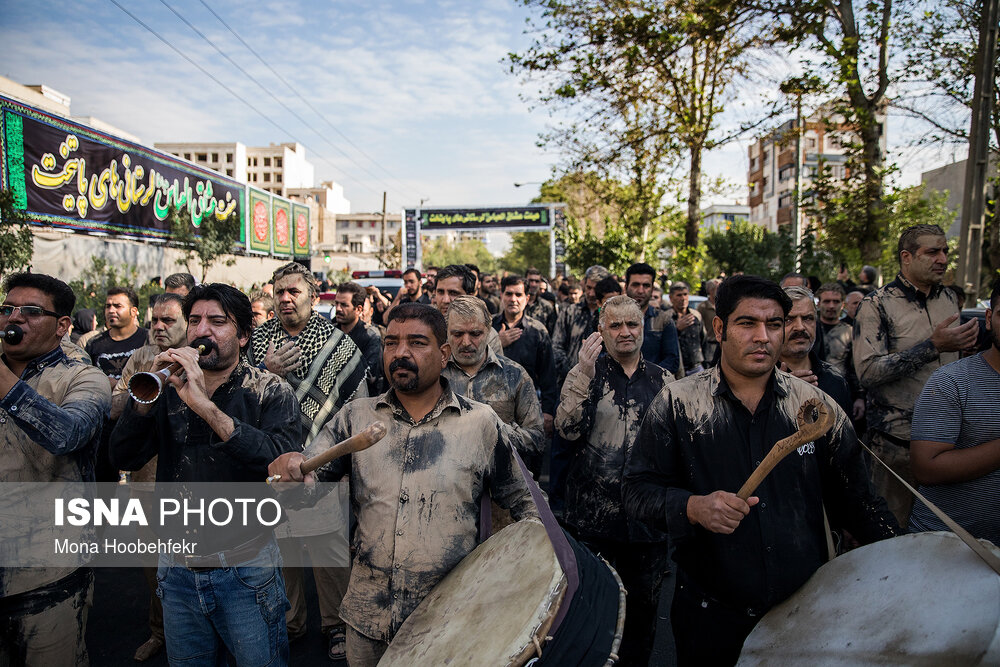 آیین گل مالی هیات لرستانی های مقیم تهران