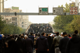 اجتماع مردم تهران در پی اعتراض به حوادث اخیر - محدوده خیابان فردوسی تا چهارراه ولیعصر