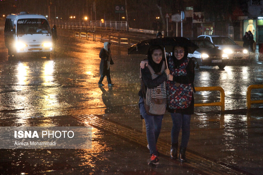 بارش شدید باران در اهواز