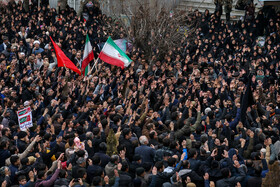 راهپیمایی مردم همدان در پی شهادت سردار سپهبد شهید قاسم سلیمانی