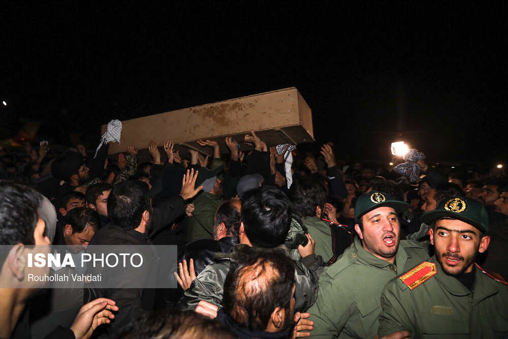 ورودپیکر سردار سپهبد شهید قاسم سلیمانی و شهدای مقاومت به تهران