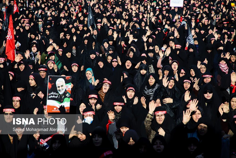 اجتماع بزرگ عزاداران فاطمی در مشهد