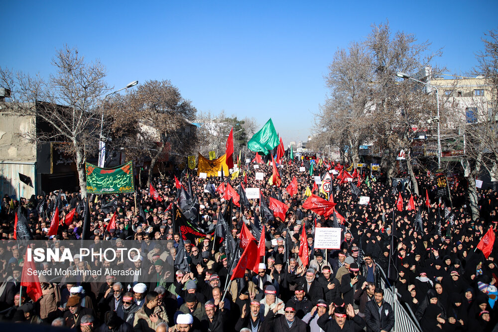 اجتماع بزرگ عزاداران فاطمی در مشهد