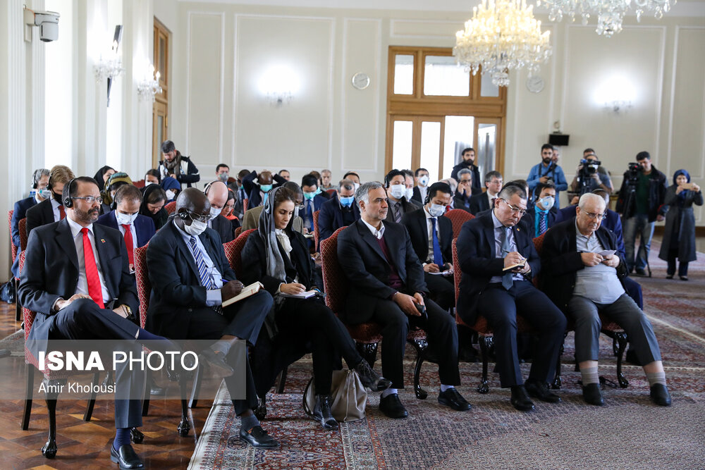 جلسه مشترک سفرای خارجی مقیم تهران، مسئولان وزارت بهداشت  و رئیس دفتر کشوری سازمان جهانی بهداشت