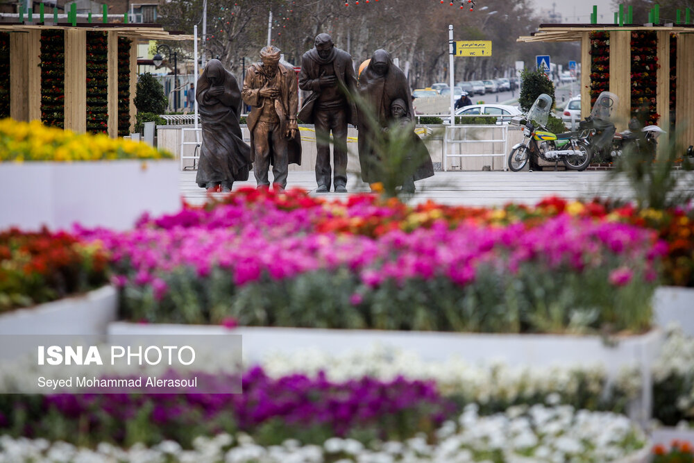 زیباسازی شهر در آستانه سال نو