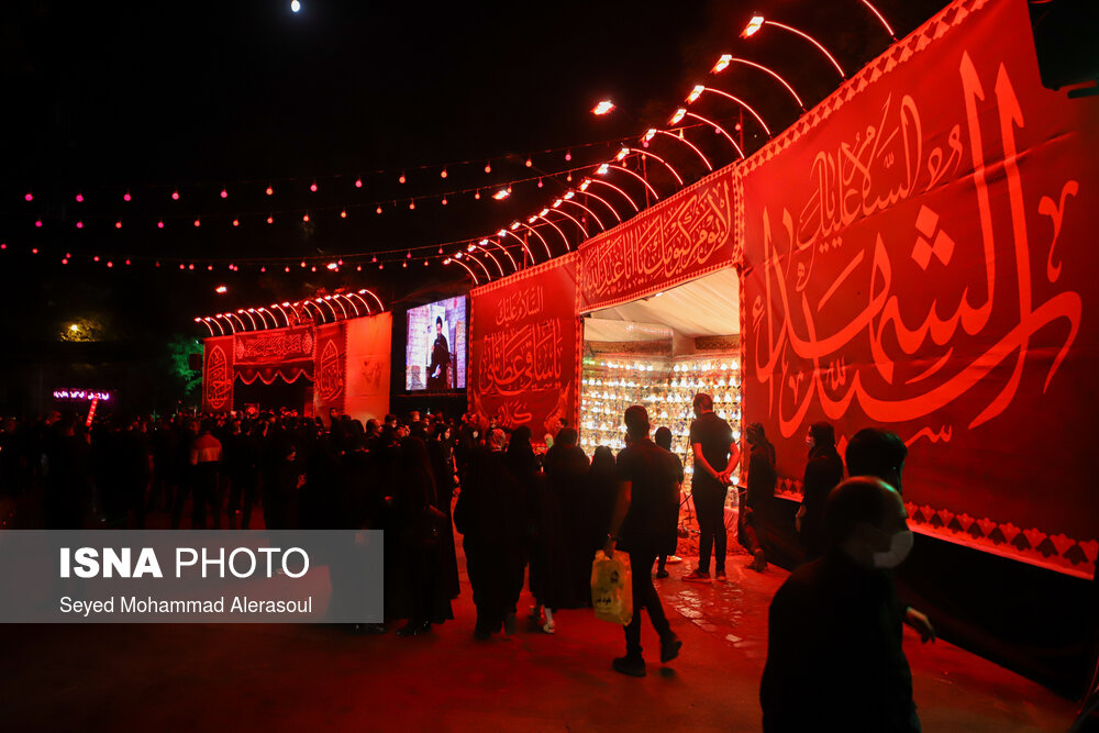 مراسم عزاداری شب عاشورای حسینی - ورزشگاه تختی مشهد