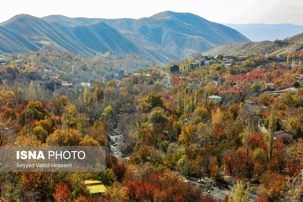 ایران زیباست؛ پاییز روستای «افجه»