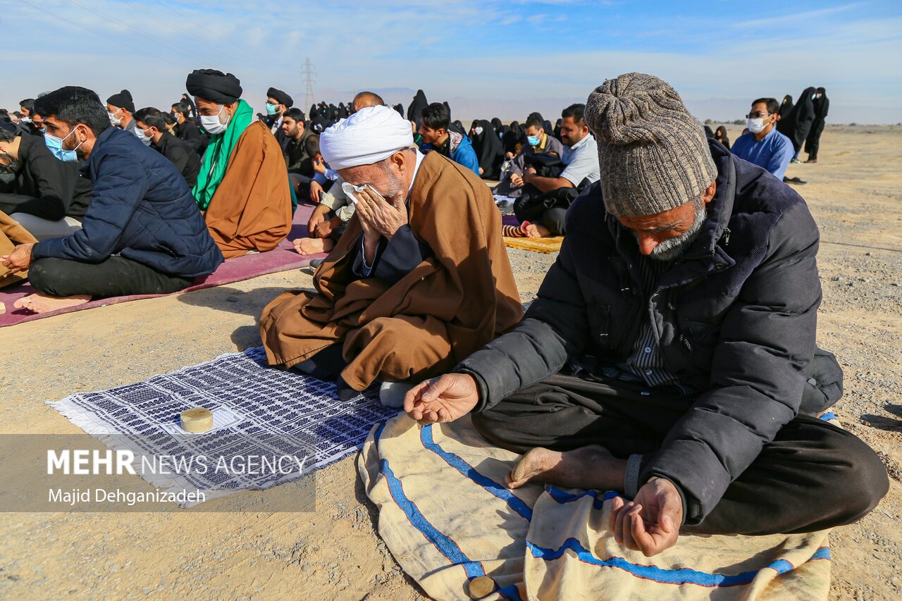 اقامه نماز باران در یزد