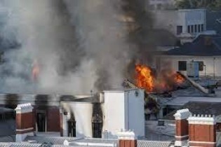 آتش‌سوزی در پارلمان آفریقای جنوبی