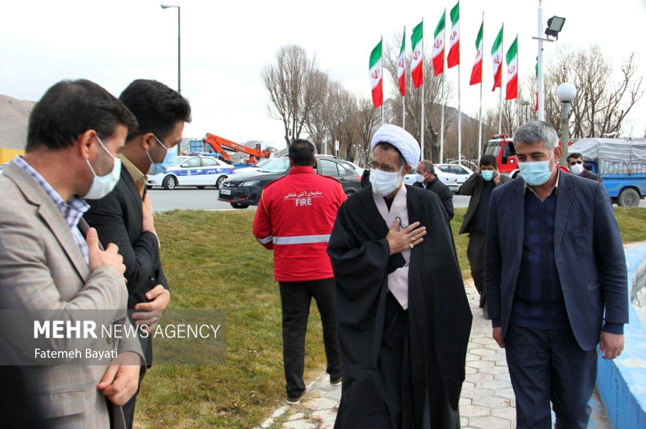 آئین رونمایی از تندیس شهید سلیمانی در شهرکرد