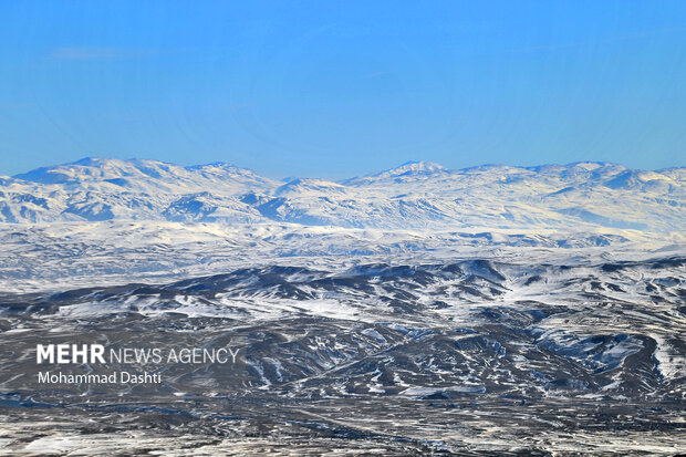 تفریحات زمستانی در دامنه کوه سبلان