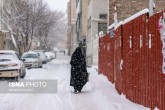 تصاویر / بارش سنگین برف در تبریز