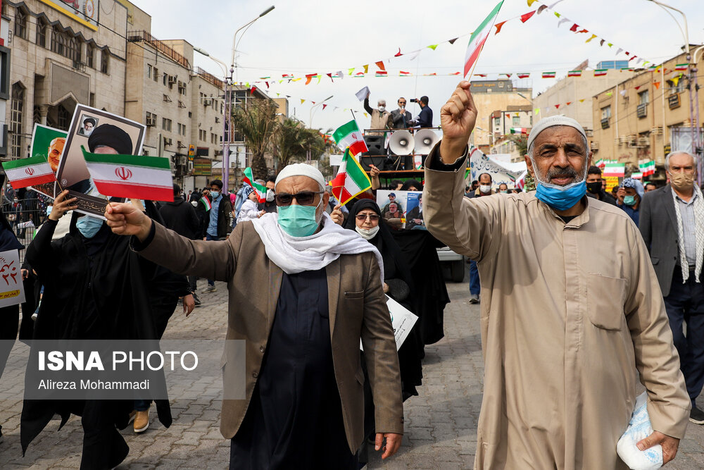 مراسم گرامیداشت ۲۲ بهمن چهل و سومین سالروز پیروزی شکوهمند انقلاب اسلامی-اهواز