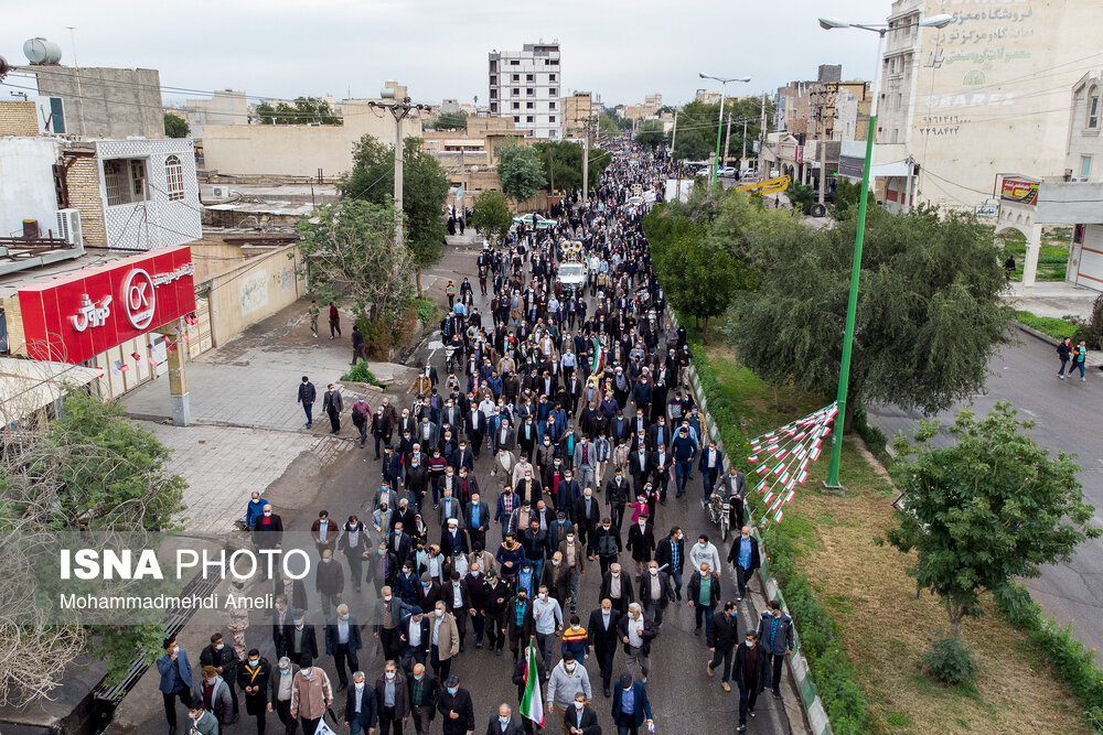 مراسم گرامیداشت ۲۲ بهمن چهل و سومین سالروز پیروزی شکوهمند انقلاب اسلامی-دزفول