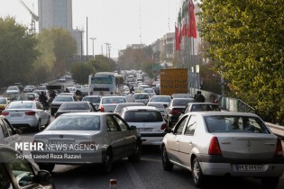 شنبه‌ پر ترافیک تهران/ حجم ترددها رو به افزایش است