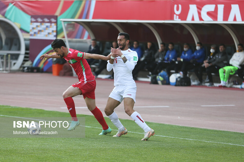 مسابقه تیم‌های ملی فوتبال ایران و لبنان