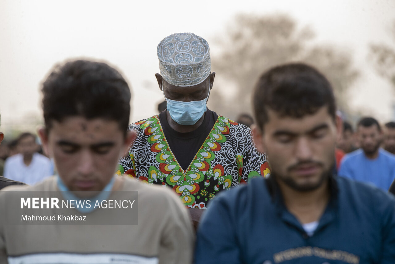 اقامه نماز عید فطر اهل سنت در کیش