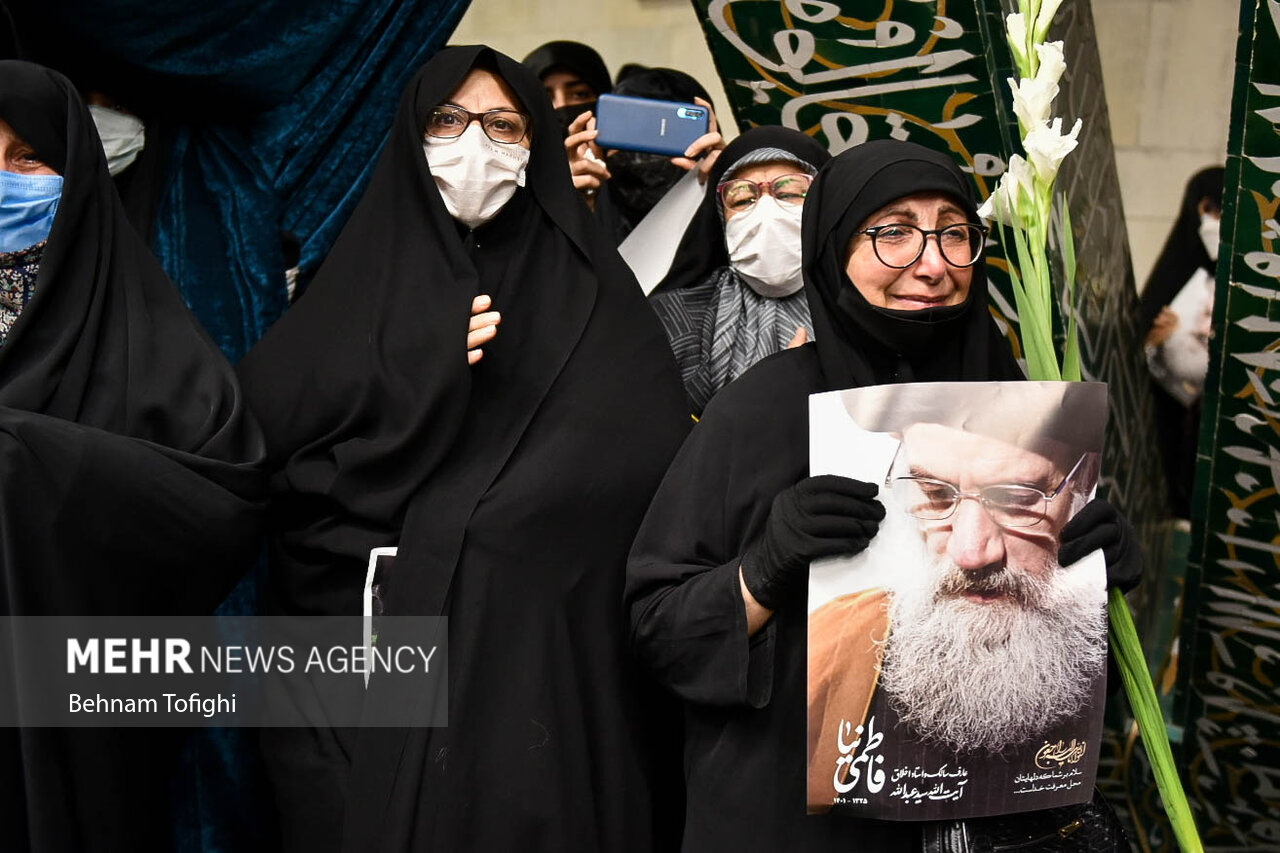 مراسم تشییع پیکر آیت الله سید عبدالله فاطمی نیا صبح سه شنبه 27 اردیبهشت 1401 در  دانشگاه تهران برگزار شد