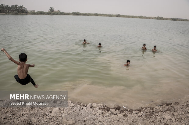 گرما،خاک بازی کودکانه