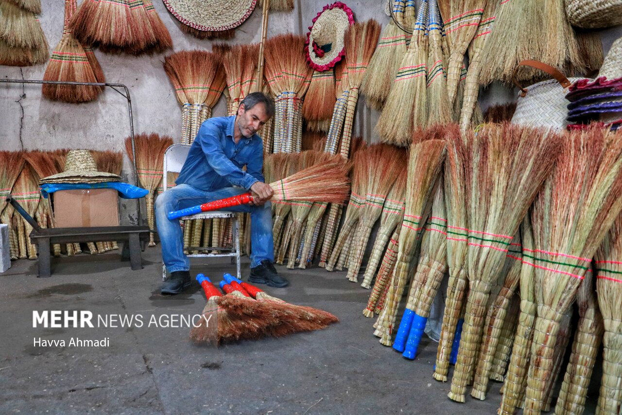 هنر سنتی جاروبافی