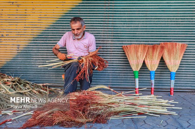 هنر سنتی جاروبافی