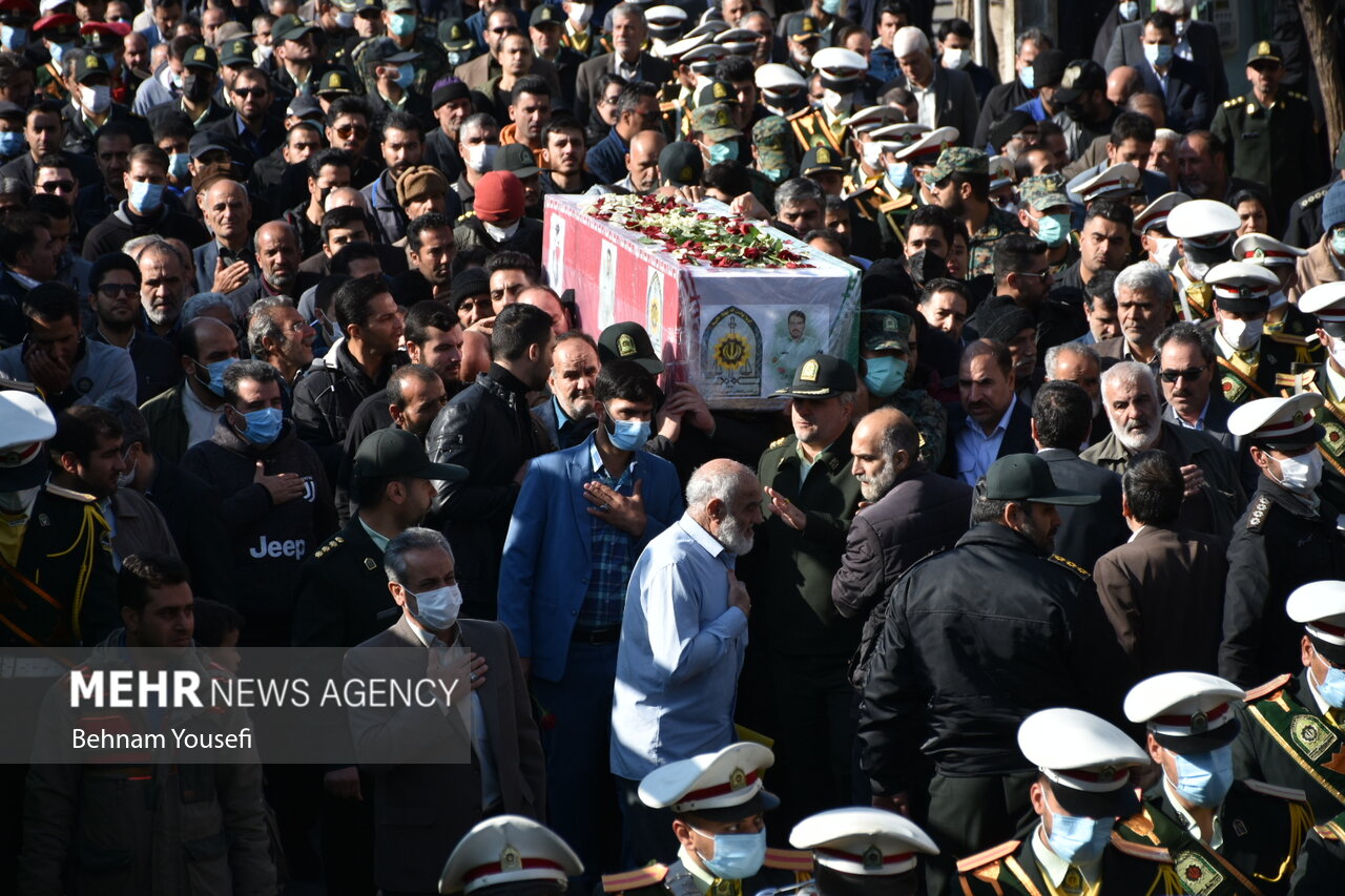 مراسم وداع و تشییع پیکر مطهر شهید مدافع وطن سجاد فراهانی