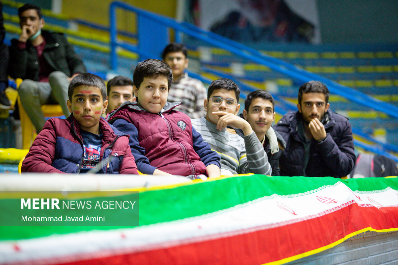 تماشای بازی تیم ایران و آمریکا در قزوین