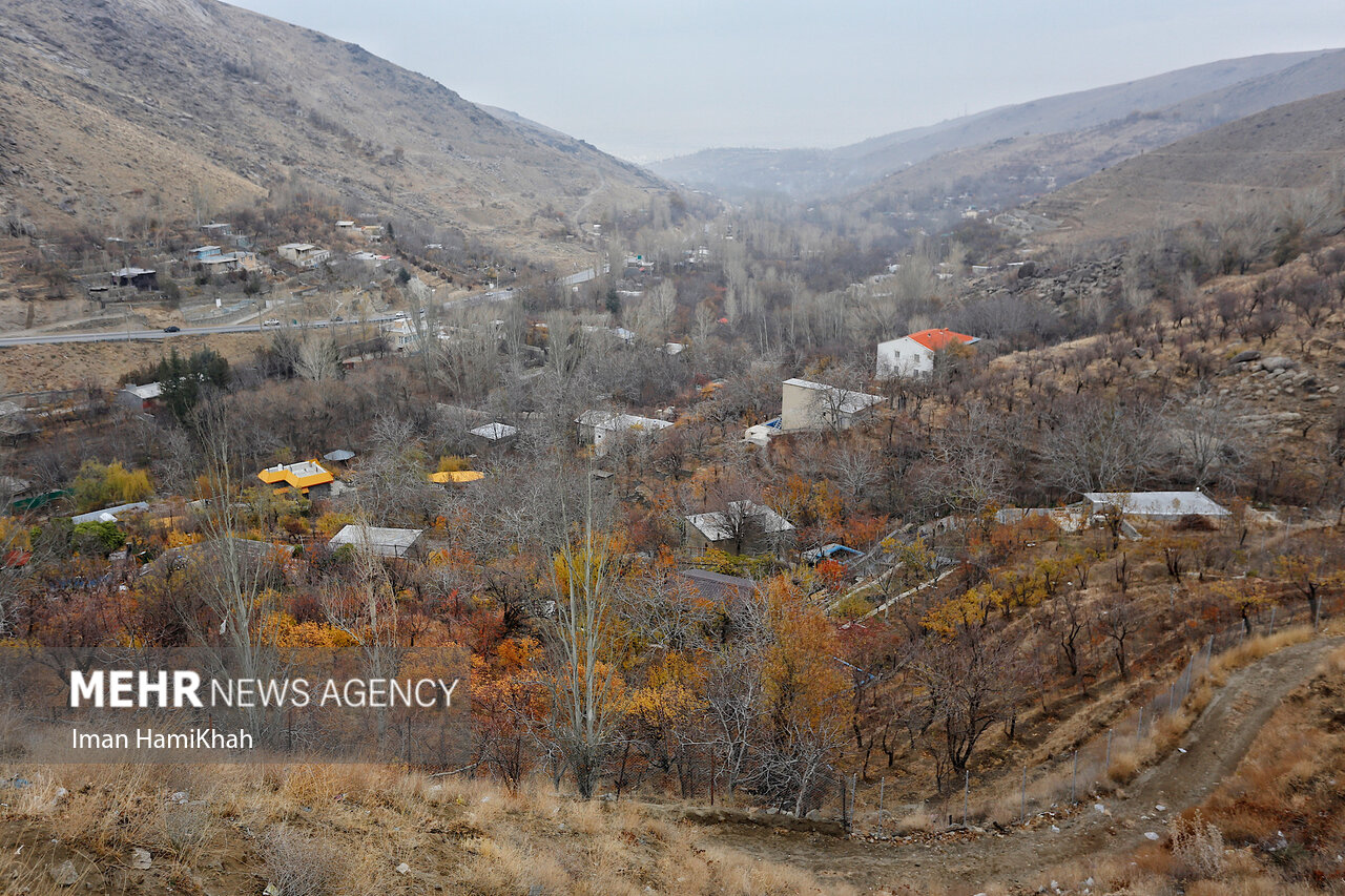 طبیعت پاییزی گنجنامه همدان