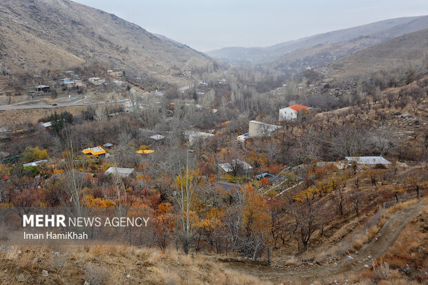 طبیعت پاییزی گنجنامه همدان