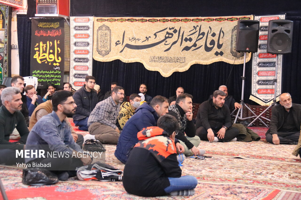 مراسم عزاداری دهه اول فاطمیه در کرمانشاه