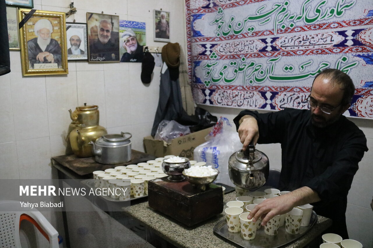 مراسم عزاداری دهه اول فاطمیه در کرمانشاه