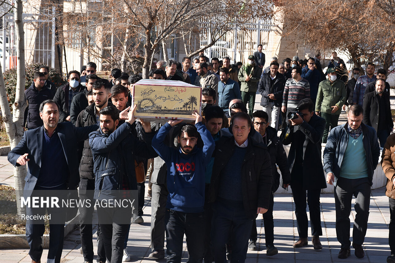 تشییع شهید گمنام قوچان