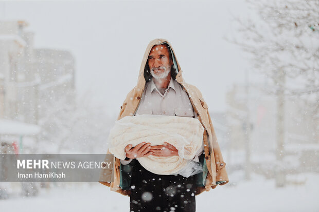 طبیعت برفی دره ماوشان رود