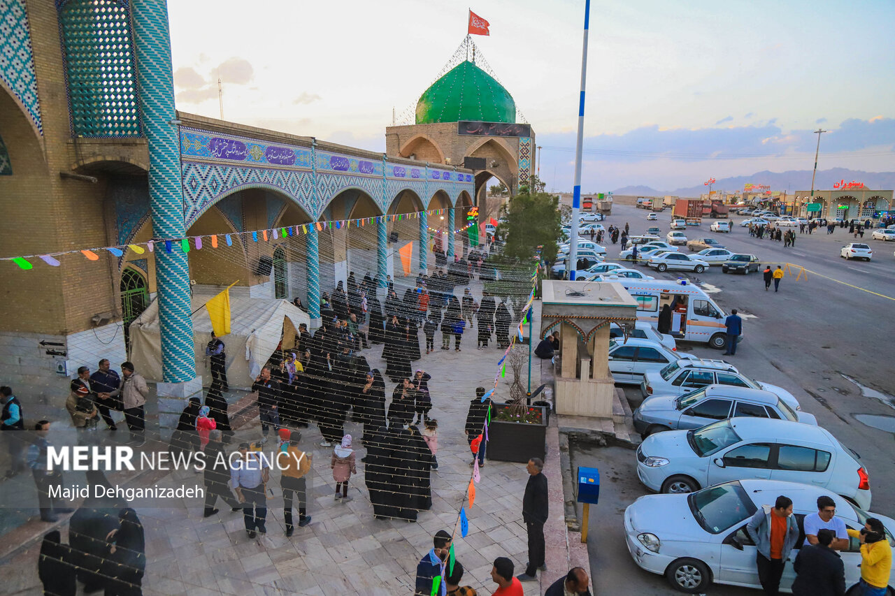 پیاده پیمایی در شب میلاد حضرت ابوالفضل العباس(ع)