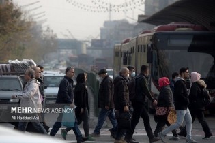 شاخص آلودگی هوا در مرز ناسالم قرار گرفت