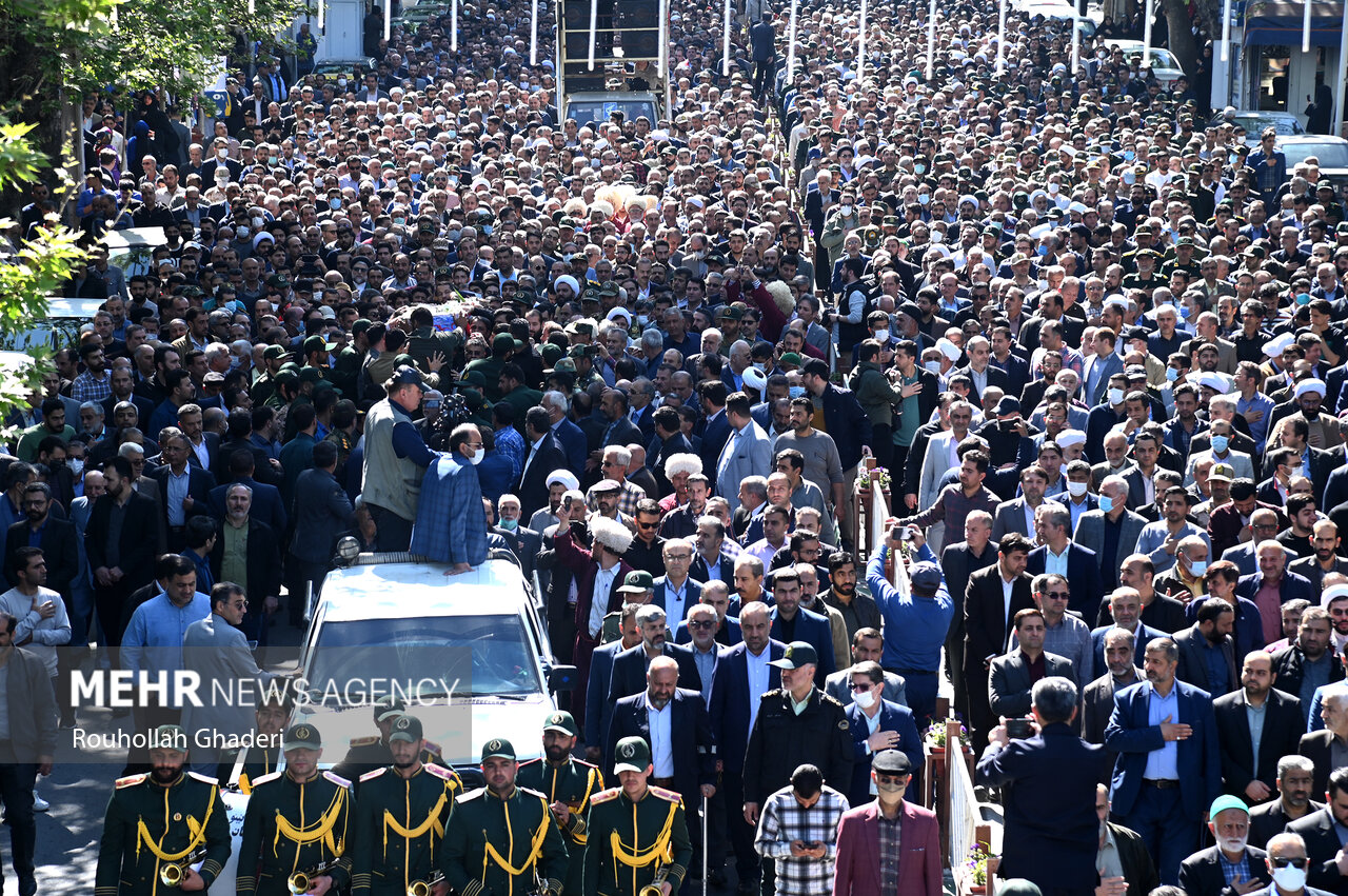 تشییع باشکوه شهید «مقداد مهقانی» در گرگان