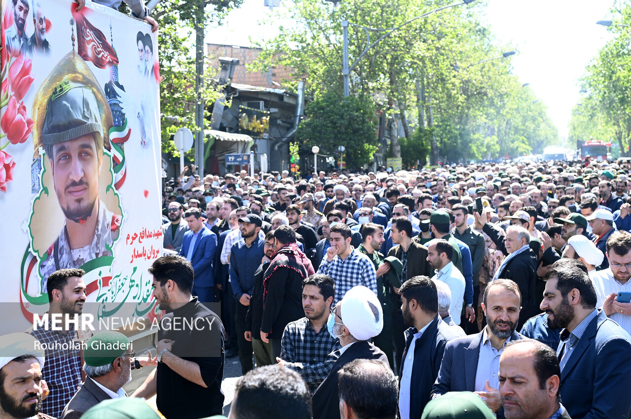 تشییع باشکوه شهید «مقداد مهقانی» در گرگان