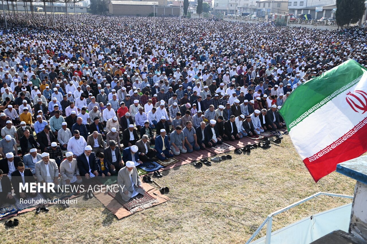 نماز عید فطر اهل سنت در گنبدکاووس