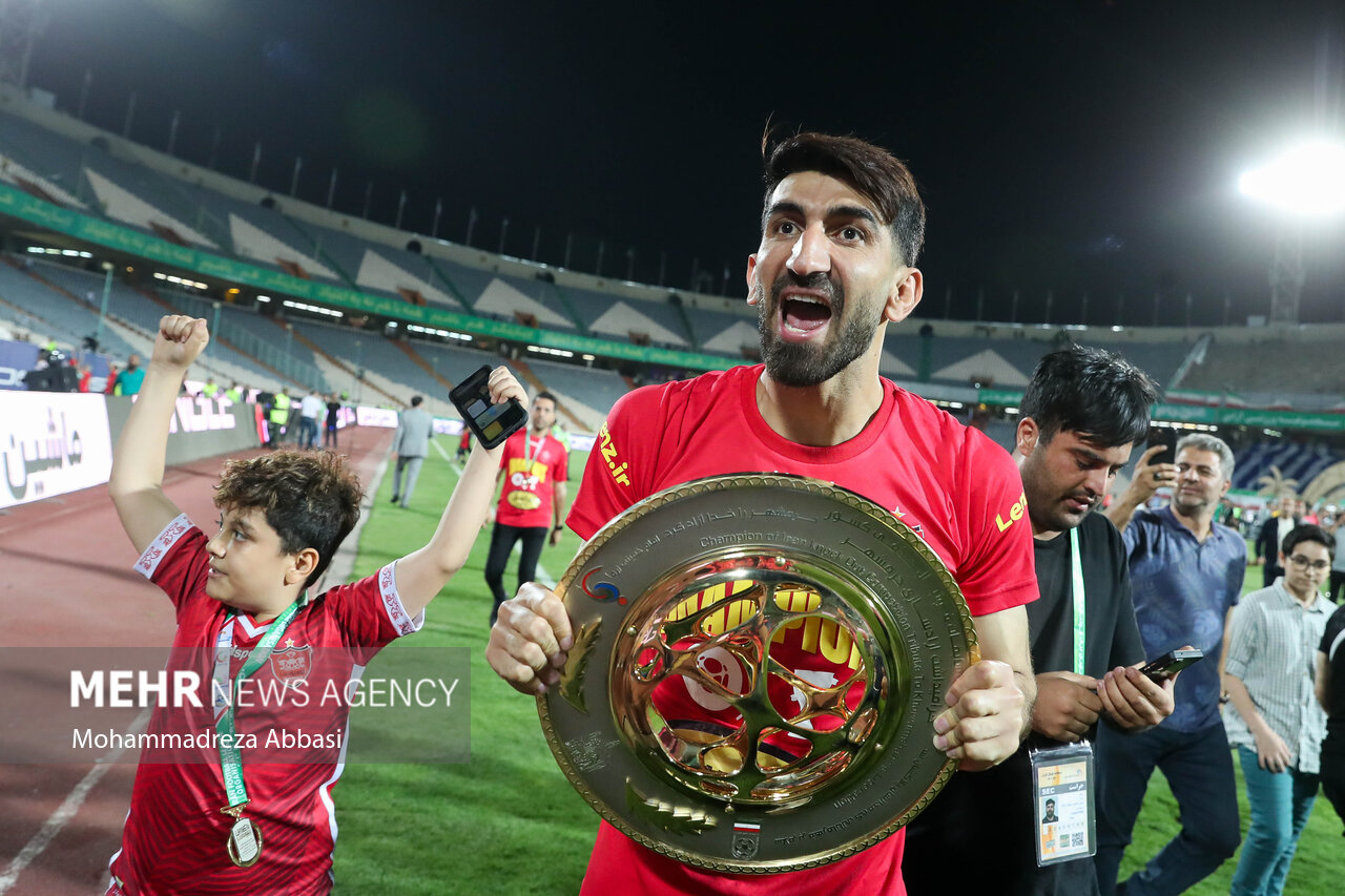 جشن قهرمانی پرسپولیس در جام حذفی فوتبال ایران