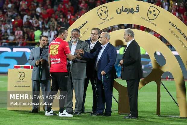 جشن قهرمانی پرسپولیس در جام حذفی فوتبال ایران