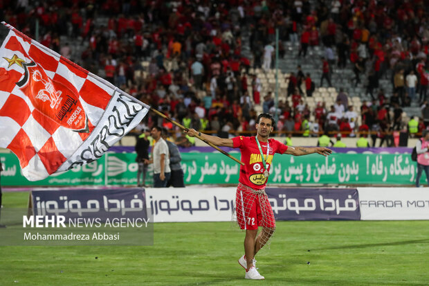 جشن قهرمانی پرسپولیس در جام حذفی فوتبال ایران