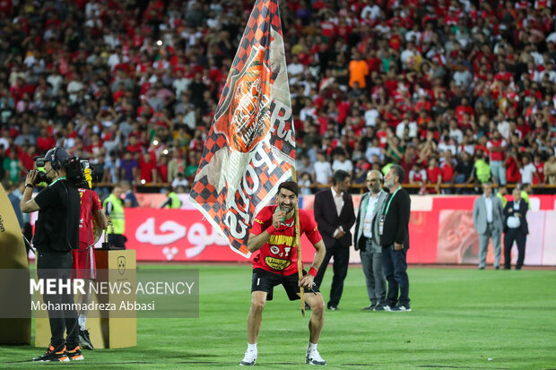 جشن قهرمانی پرسپولیس در جام حذفی فوتبال ایران