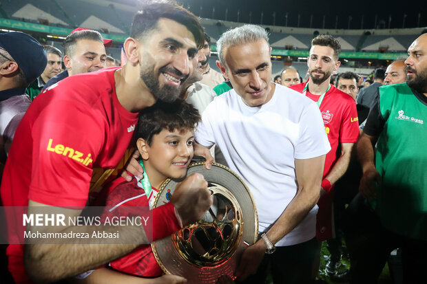 جشن قهرمانی پرسپولیس در جام حذفی فوتبال ایران