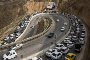 افزایش ۲۱ درصدی تردد در جاد‌ه‌های کشور/ تردد در جاده چالوس ممنوع شد