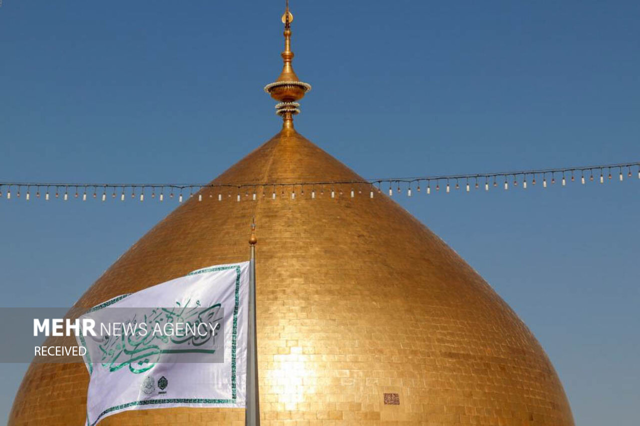 حرم امام علی علیه‌الاسلام در نجف اشرف در آستانه جشن عید غدیر آماده میزبانی از زائران امیرالمونین (ع) شد