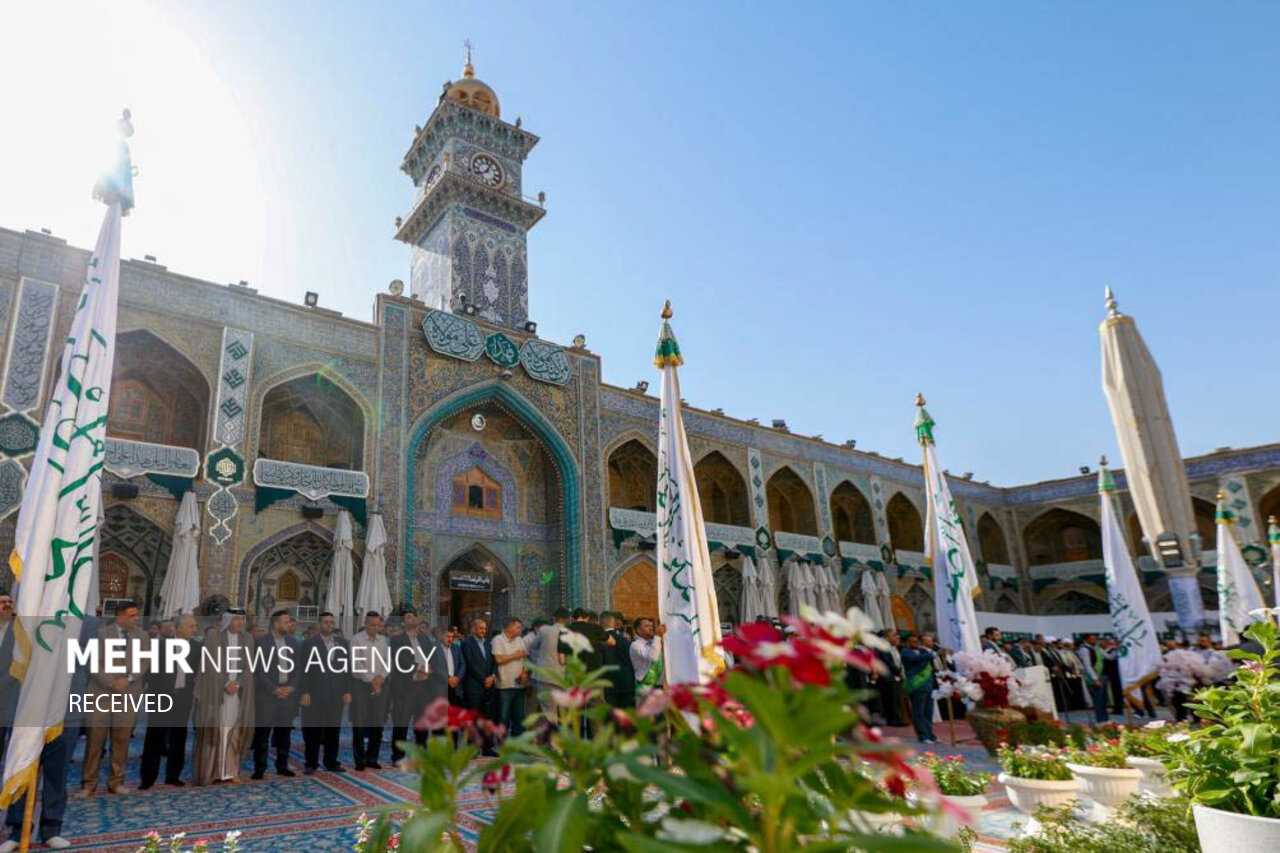 حرم امام علی علیه‌الاسلام در نجف اشرف در آستانه جشن عید غدیر آماده میزبانی از زائران امیرالمونین (ع) شد